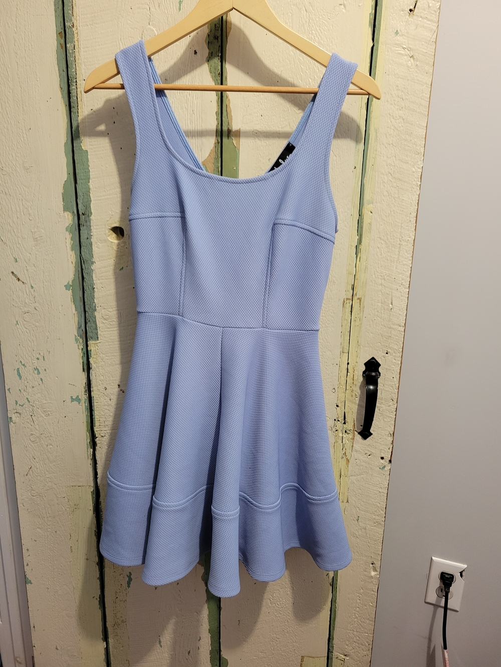 Lulu's Soft Periwinkle Fit & Flare Mini Dress